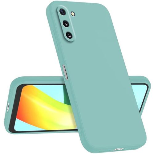 Coque Pour Samsung Galaxy Note10 6.3"" , Fine Antichoc Personnalisée Design Minimaliste - Cyan Clair