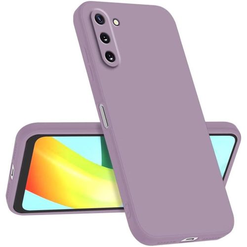 Coque Pour Samsung Galaxy Note10 6.3"" , Fine Antichoc Personnalisée Design Minimaliste - Herbe Violette