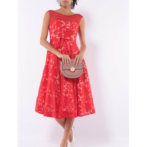 Robe Cérémonie Courte Style Pin-Up Rouge Taille 38 M