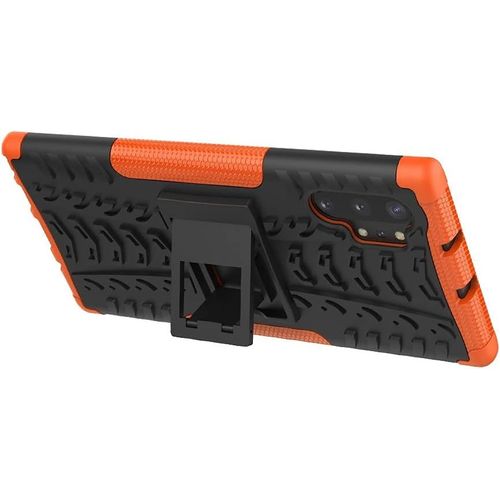 Étui De Protection Pour Téléphone Pour Samsung Galaxy Note 10 Plus, Tpu + Pc Bumper Hybride De Qualité Militaire, Étui De Téléphone Antichoc Avec Béquille Couleur : Orange