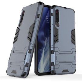 Coque Pour Xiaomi Mi 9 Pro/Mi9 Pro 5g 6,39 Pouces 2 En 1 Double Couches Étui Antichocs Protection Rigide Anti Choc Avec Fonction Support Bleu Noir