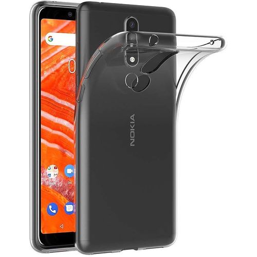 Coque Pour Nokia 3.1 Plus 6 Pouces Etui Housse Protection En Tpu Avec Absorption De Choc Bumper Et Anti-Scratch