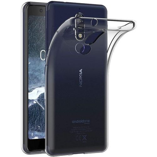 Coque Pour Nokia 5.1 5,5 Pouces Etui Housse Protection En Tpu Avec Absorption De Choc Bumper Et Anti-Scratch