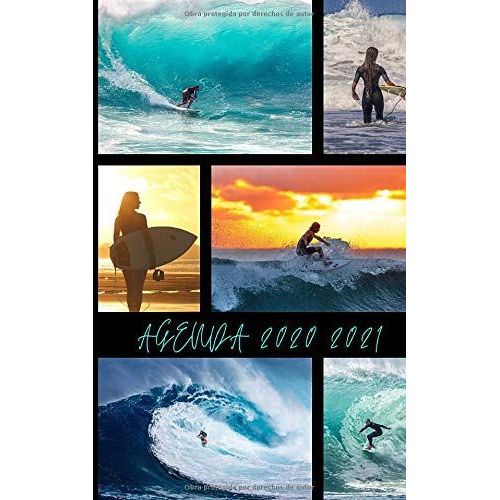 Agenda 2020 2021 / 300 Páginas / Portada : Surf - Bodysurf