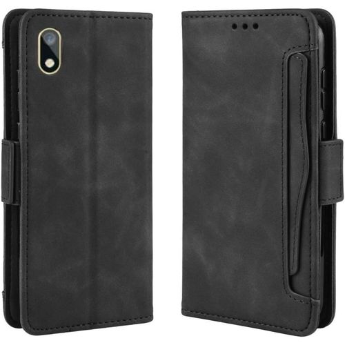 Portefeuille Style Skin Senteuse Cas De Veau Cas D'étui En Cuir Pour Nokia 3.2, Avec Fente De Carte Séparée Noir Color : Black