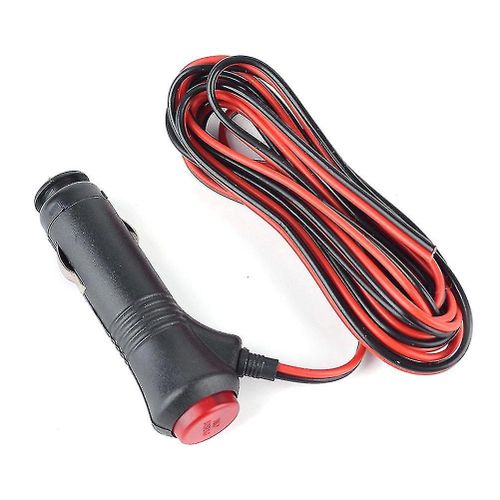 Rallonge Allume-Cigare Durable 12 V 24 V Avec Indicateur Led Et Fusible 10 A, 300 Cm
