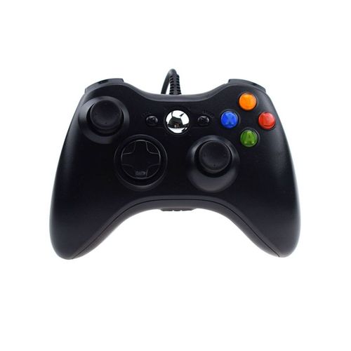 Manette De Jeu Filaire Usb Avec Vibrations Pour Xbox 360 (Pc) - Noir