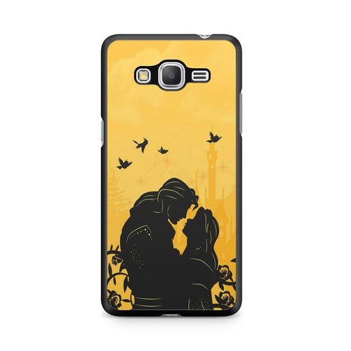 Coque De Téléphone Pour Samsung Galaxy J5 2016 ( J510 ) La Belle Et La Bete Disney Dessin Animé Rose Eternelle Ref 651