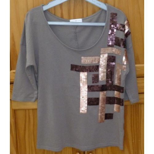 T-Shirt Femme Cache-Cache Taille 2 Bon État