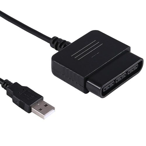 Adaptateur Manette Ps2 Vers Ps3/Pc - Usb, Support Des Vibrations, Câble De 20 Cm, Compatible Avec Les Manettes Ps2 D'origine
