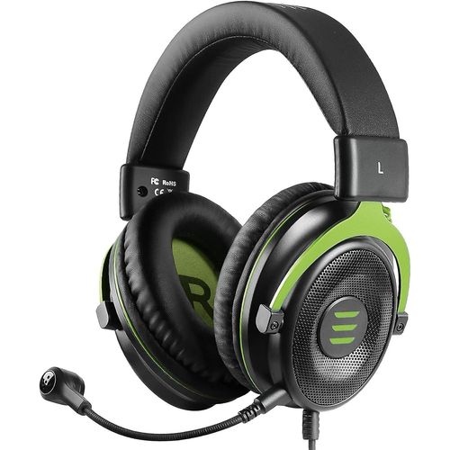 Casque De Jeu Avec Microphone Antibruit Amovible Pour Ps4, Xbox One, Pc Et Appareils Mobiles