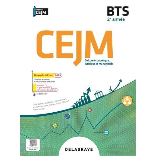 Culture Économique, Juridique Et Managériale (Cejm) Bts 2e Année