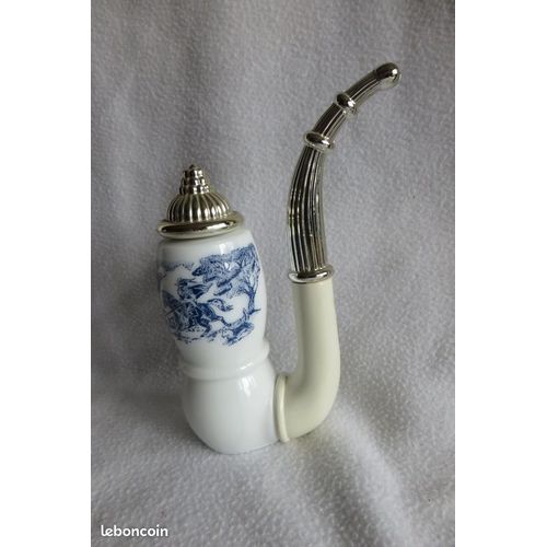 Ancien Flacon Parfum Forme De Pipe Avon Vide