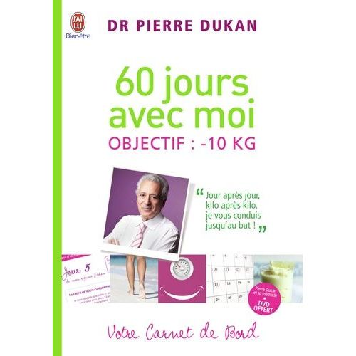 60 Jours Avec Moi - Objectif : - 10 Kg - Votre Carnet De Bord (1 Dvd)