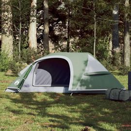 Tente De Camping À Dôme 1 Personne Vert Imperméable