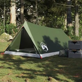 Tente De Camping 2 Personnes Vert Olive Imperméable