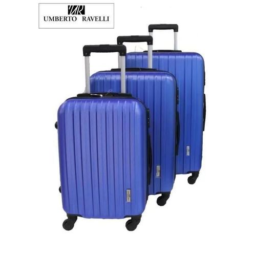 Set de 3 valises ABS Umberto Ravelli - Bleu