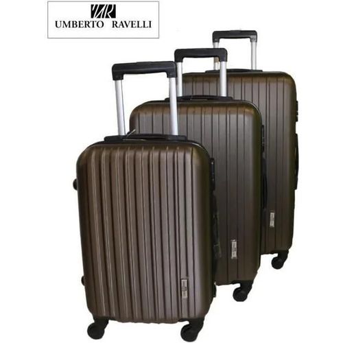 Set de 3 valises Abs Umberto Ravelli - Coffee