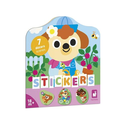 Cahier De Stickers Pour Enfants Le Jardin - Janod