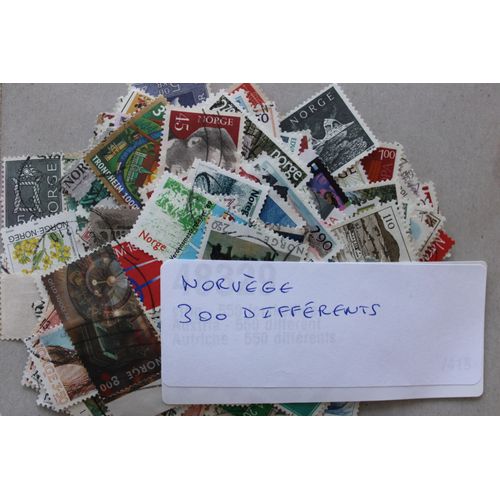 Norvège 300 Timbres Différents