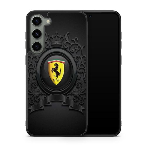 Coque De Téléphone Pour Samsung Galaxy S24 Fe Ferrari Bugatti Bmw Voiture Luxe Car Ref 4205