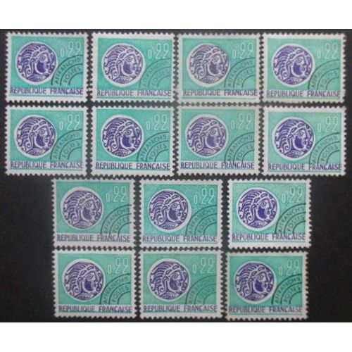 France Préoblitéré N°125 X 14 Sans Gomme
