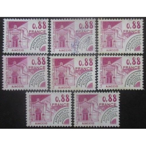 France Préoblitéré N°170 X 8 Sans Gomme