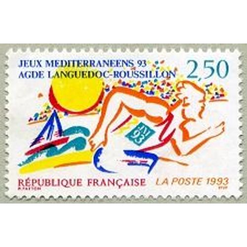 Jeux Méditerranéens À Agde (Languedoc Roussillon) Année 1993 N° 2795 Yvert Et Tellier Luxe