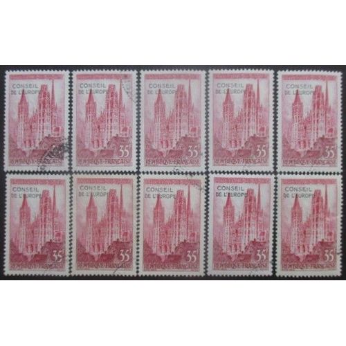 France Service N°16 X 10 Oblitéré