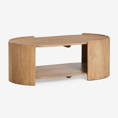 Table Basse Ovale 110x60 Cm En Bois De Manguier Sidney Bois De Mangue