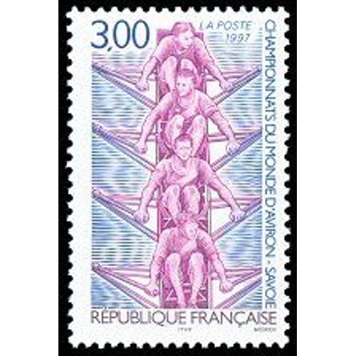 Sport : Championnats Du Monde D'aviron En Savoie Année 1997 N° 3102 Yvert Et Tellier Luxe