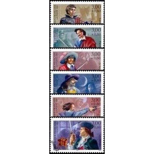 Lancelot, Pardaillan, D'artagnan, Cyrano, Capitaine Fracasse, Le Bossu Série Complète Année 1997 N° 3115 3116 3117 3118 3119 3120 Yvert Et Tellier Luxe