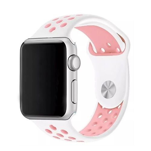 Bracelet Sportystyle Phonecare Pour Apple Watch Series 8 Aluminum 45mm - Blanc Rose