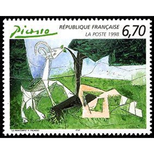 Art : Oeuvre De Pablo Picasso Année 1998 N° 3162 Yvert Et Tellier Luxe