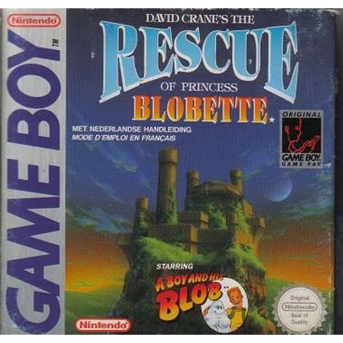 David's Cranes The Rescue Of Princess Blobette Game Boy