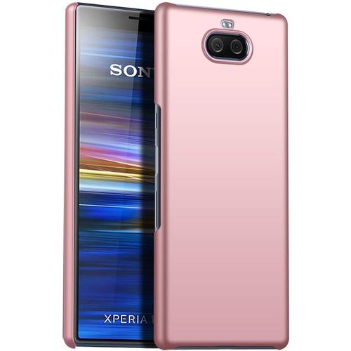 Coque Pour Sony Xperia 10 Plus,Ultra Mince Anti-Chute Coquille Dure Ultra-Mince De Haute Qualité Résistance Aux Rayures De Surface Etui Pour Téléphone Portable Rose