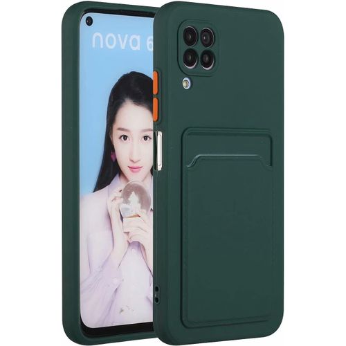 Pour Coque Huawei Mate 30 Pro Protecteur D'écran Ultra Fine Souple Tpu Silicone Anti Choc Bumper Cover Avec Fente Pour Carte Housse Protection Orange