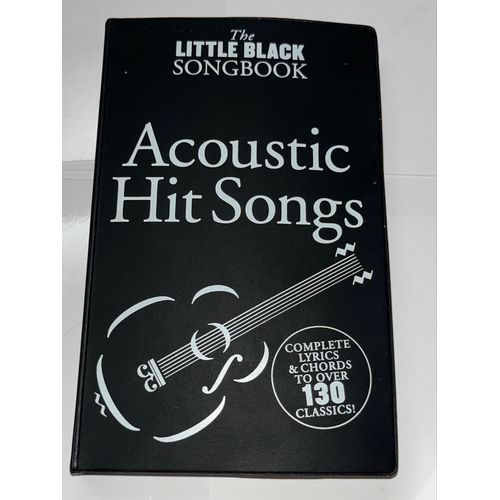 Acoustic Hit Songs - The Little Black Songbook
