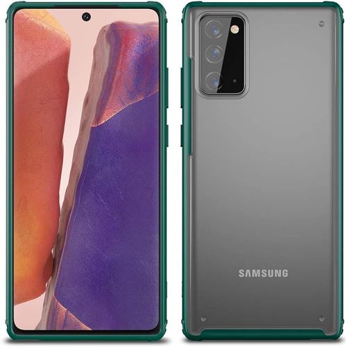 Coque Pour Samsung Galaxy Note20 5g Ultra Mince Couverture Arrière Transparente Ultra Léger Flexible D'absorption De Choc Anti Chute Coque Pour Samsung Galaxy Note20 5g Vert