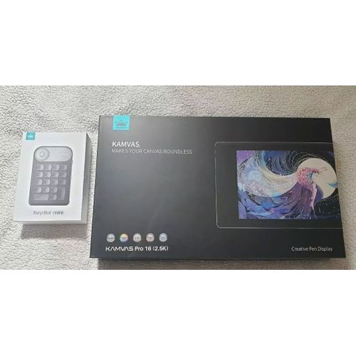 HUION Kamvas 16 PRO (2.5K) + Keydial [OPEN BUT NEW]