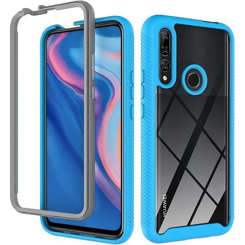 Coque Pour Huawei Y9 Prime 2019 , Souple Tpu Bumper Transparente Pc Coque Arrière Antichoc Coque Pour Huawei Y9 Prime 2019 6.59"" - Bleu