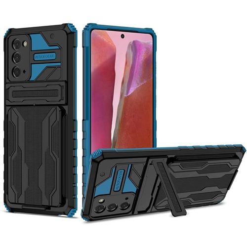 Coque Samsung Galaxy Note20,King Kong Antichoc Soft Tpu Avec Fente Pour Carte Support Etui Protection Coque Pour Samsung Galaxy Note20 6.7"" Bleu