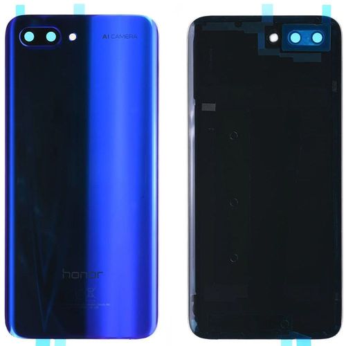 Cache Batterie Bleu Origine Honor 10 En Verre Avec Lentille Photo