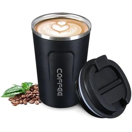 Tasse à Café Isotherme, Mug Transportable en Acier Inoxydable