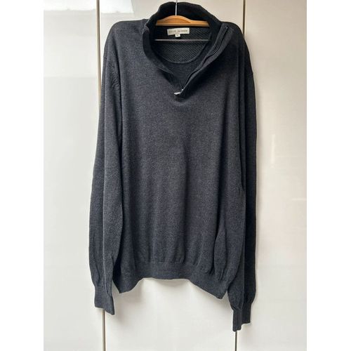 Pull Gris À Col Zippé Celio - Taille Xl