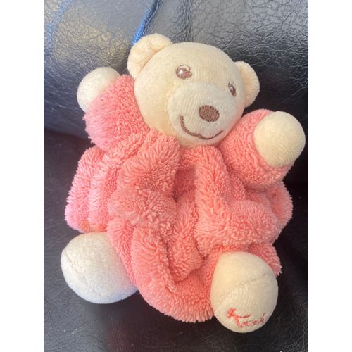 Kaloo Doudou Petit Ours Plume Rose 12cm