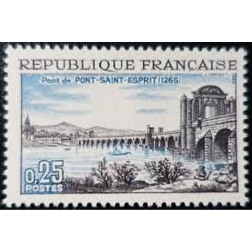 7èe Centenaire Du Pont Saint Esprit Année 1966 N° 1481 Yvert Et Tellier Luxe