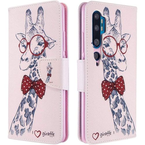 Portefeuille Étui Pour Xiaomi Mi Note 10 Cuir Pu De Haute Qualité Beau Motif Antichoc Pliant Coque Housse Étui Pour Xiaomi Mi Note 10/Note 10 Pro/Cc9 Pro 6.47"" Cerf