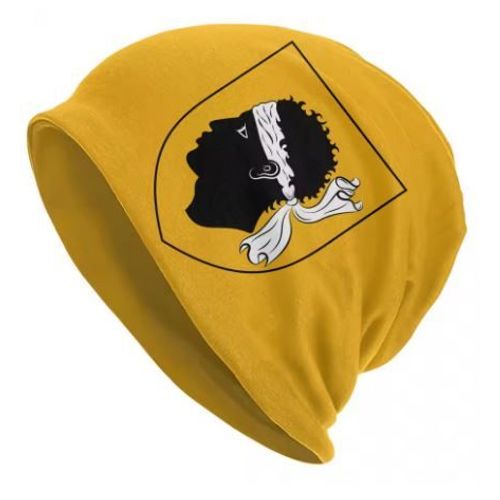 Bonnet Personnalisé Avec Drapeau De La Corse, Bonnet Chaud D'hiver En Tricot, Style Hip-Hop, Pour Homme Et Femme Plusieurs Coloris Possible