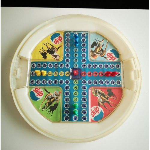 Jeu De Dada (Jeu De Petits Chevaux) Cadeau Couvercle Baril Lessive Skip.